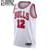 NBA Chicago Bulls Trikot Ayo Dosunmu 12 Nike 2022-23 Association Edition Weiß Swingman - Kinder